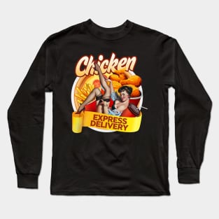 Foodie retro design Long Sleeve T-Shirt